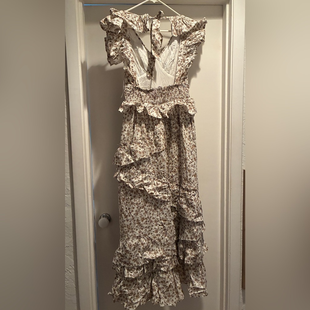 Floral Ruffle Dress - Picture 2 of 12